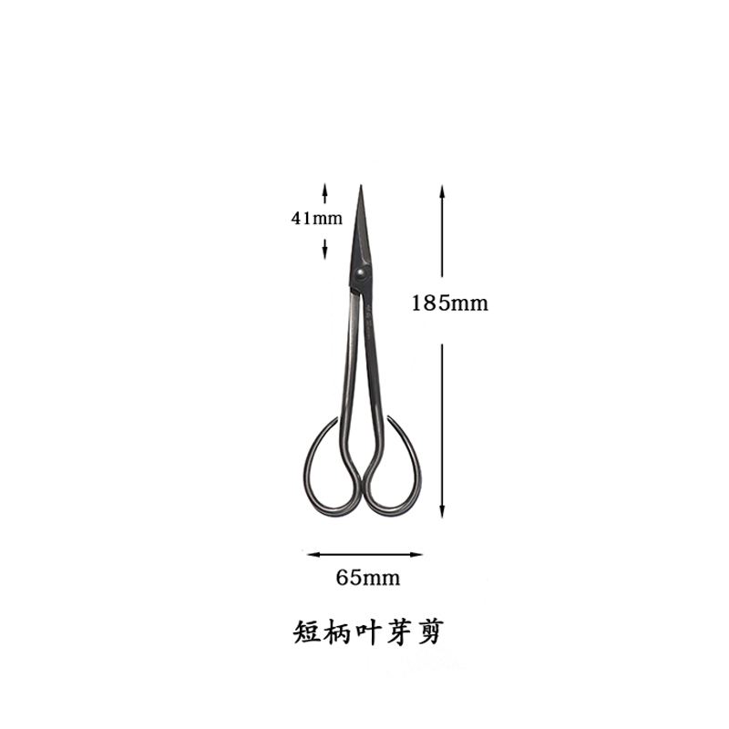 厂叶芽剪不锈钢小枝剪细枝剪芽剪刀盆景修剪制作造型工具专业枝库 - 图1