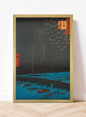 浮世绘大师歌川广重经典装饰画