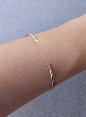 开口时尚风叠戴不掉色手镯