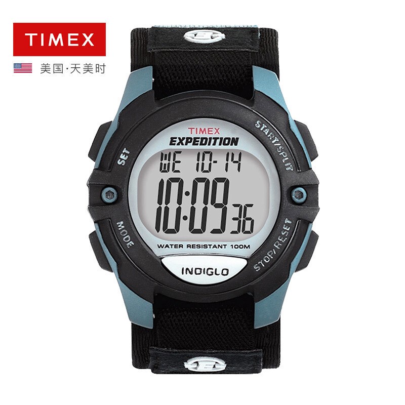 TIMEX/天美时 美国手表Expedition系列石英防水手表电子表 T41091