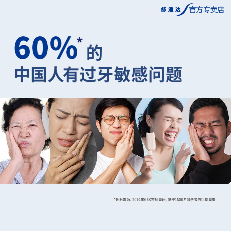 舒适达专业修复护敏健龈抗敏感牙膏 舒适达品宣牙膏