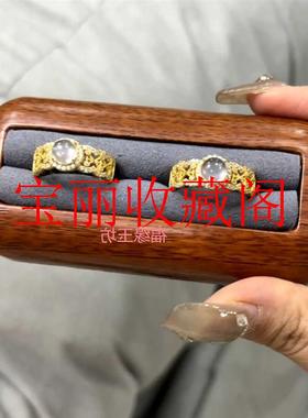 镂空复古风银镶白色冰种玉髓鸽子