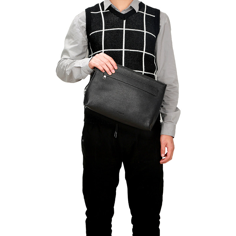 coach /蔻驰新款男士大号手腕包 GINKGOES海外男士包袋