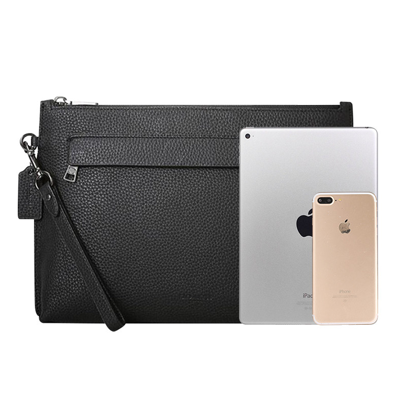 coach /蔻驰新款男士大号手腕包 GINKGOES海外男士包袋