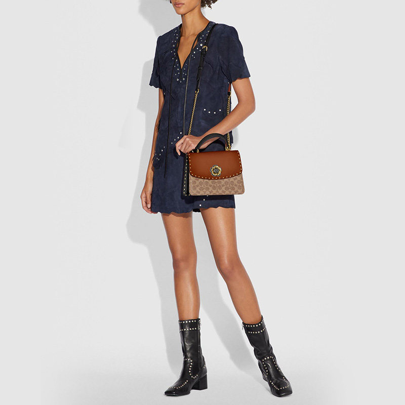 coach /蔻驰2020专柜款系列单肩包 GINKGOES海外女士包袋