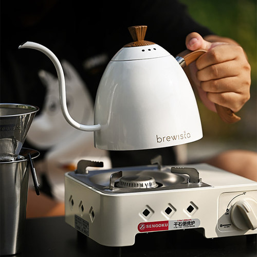 Brewista手冲咖啡壶挂耳咖啡茶冲泡壶不锈钢滴滤式咖啡细长嘴壶 - 图1