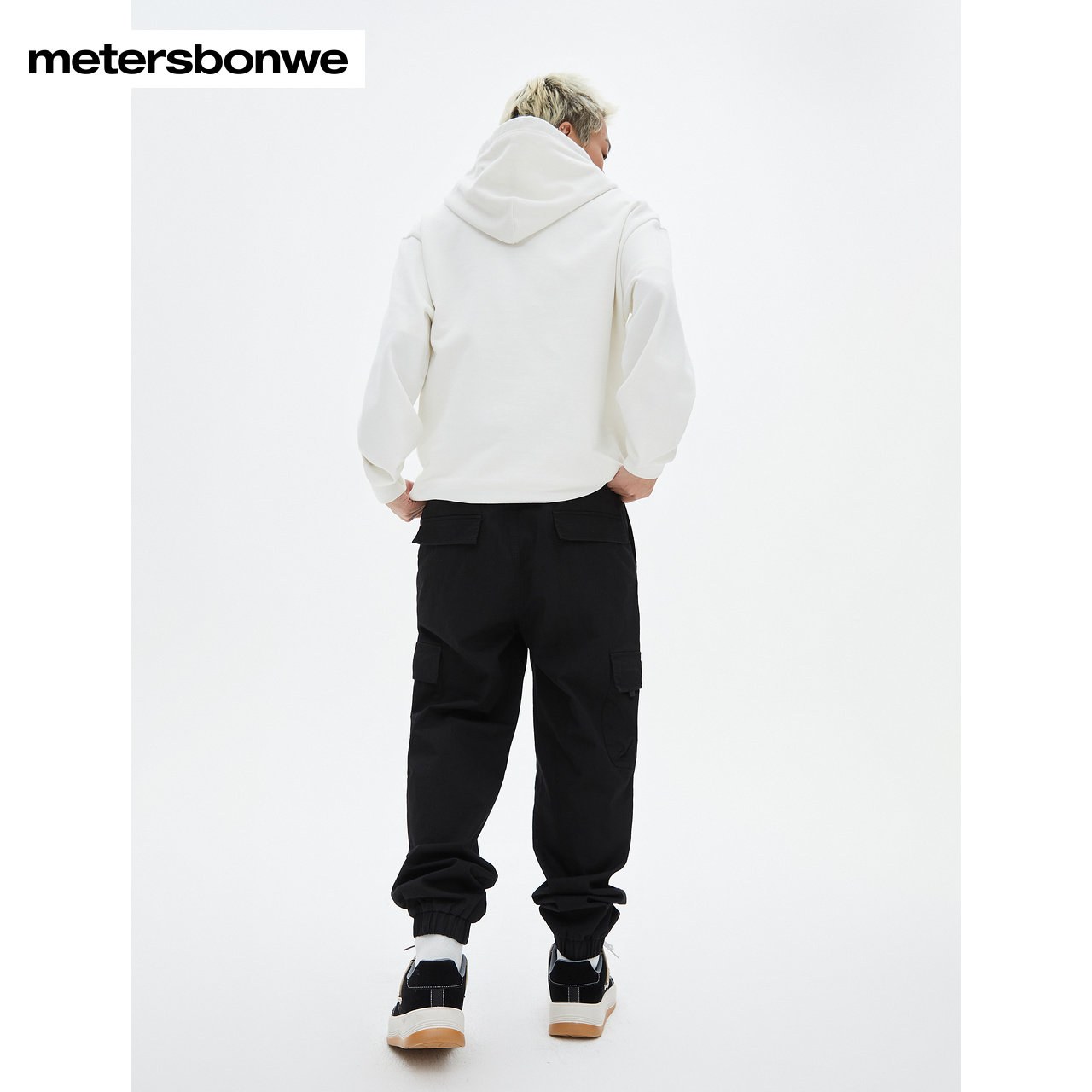 美特斯邦威男春夏宽松运动休闲裤 美特斯邦威outlets店休闲裤