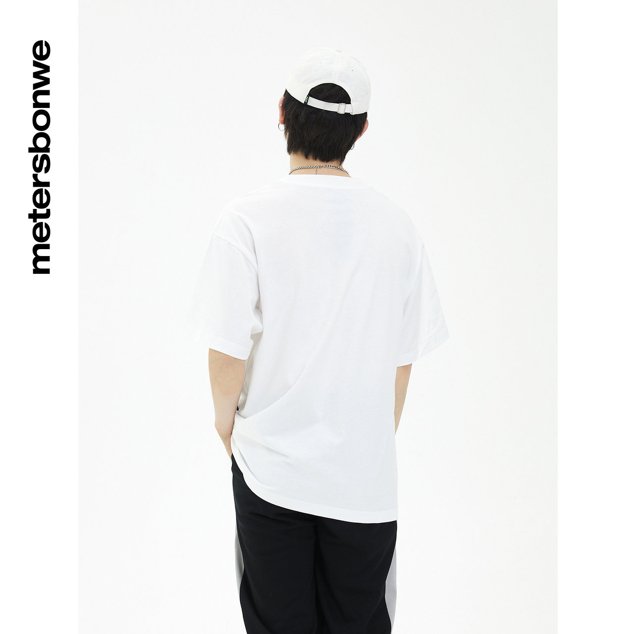 夏季美特斯邦威男女前胸大简约t恤 美特斯邦威outlets店T恤