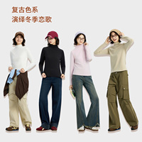 美特斯邦威长袖t恤女2025秋冬新款抗菌内搭半高领打底衫修身内搭 美特斯邦威长袖t恤女2025秋冬新款抗菌内搭半高领打底衫修身内搭