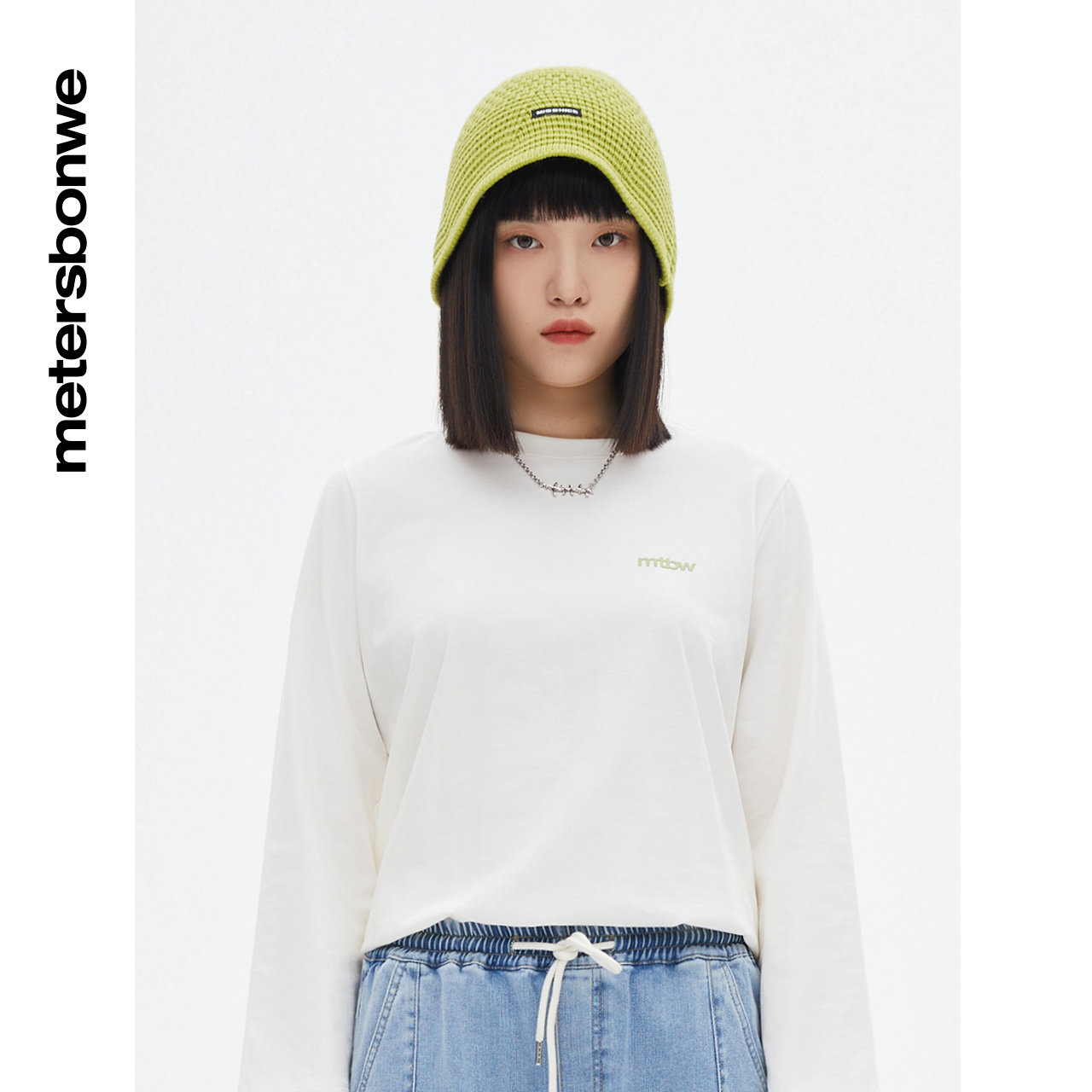 美特斯邦威长袖春夏休闲纯色t恤 美特斯邦威outlets店T恤