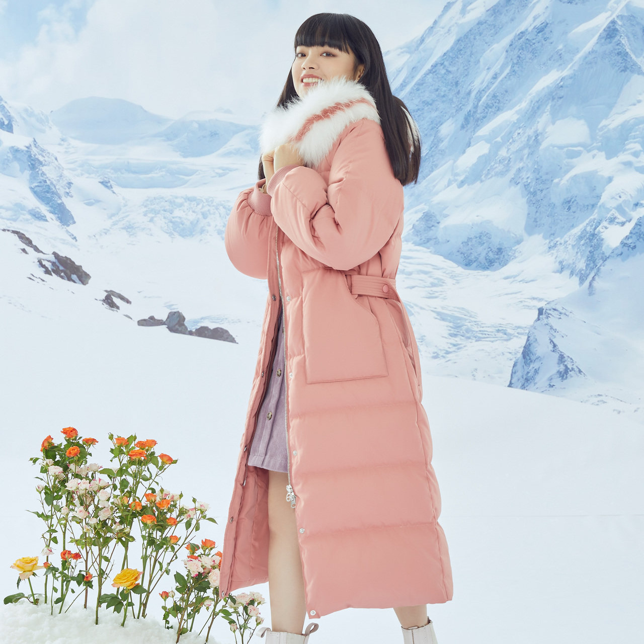  美特斯邦威outlets店羽绒服