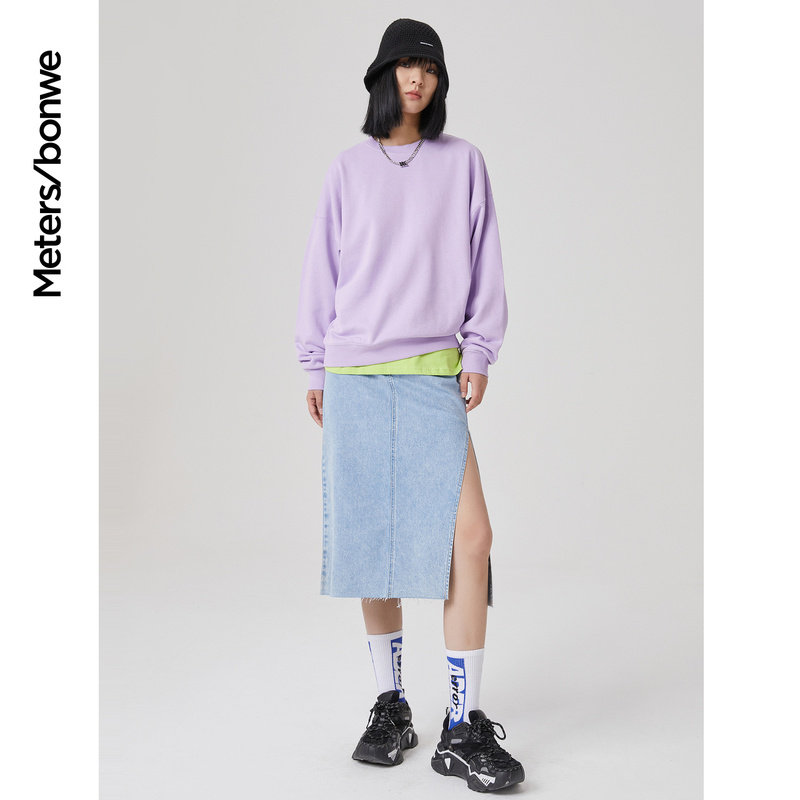 美特斯邦威套头春夏多色复古卫衣 美特斯邦威outlets店卫衣/绒衫