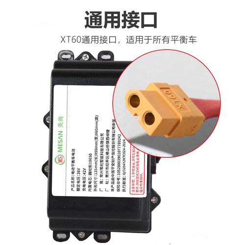 阿尔郎电动平衡车电瓶专通用锂电池36v配件安派合一新能源领奥42v - 图1