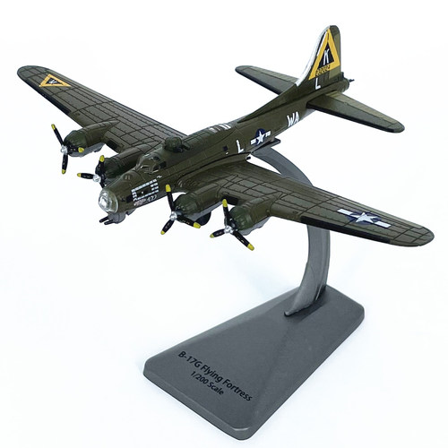 1:200美国B-17G飞机模型合金B17轰炸机免胶分色成品模型AF1 - 图3