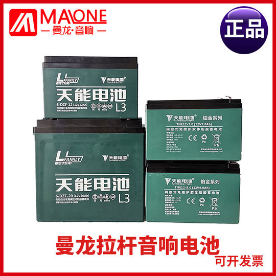 曼龙户外拉杆音响原装原厂电池音响电瓶音箱电池铅酸电池蓄电池