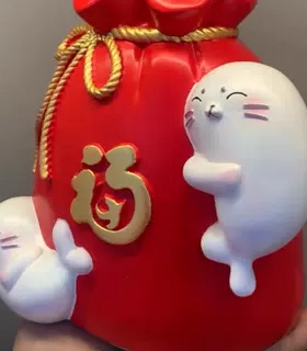 招财豹富暴富入户玄关鞋柜摆件存钱罐家居客厅桌面装饰品乔迁礼物