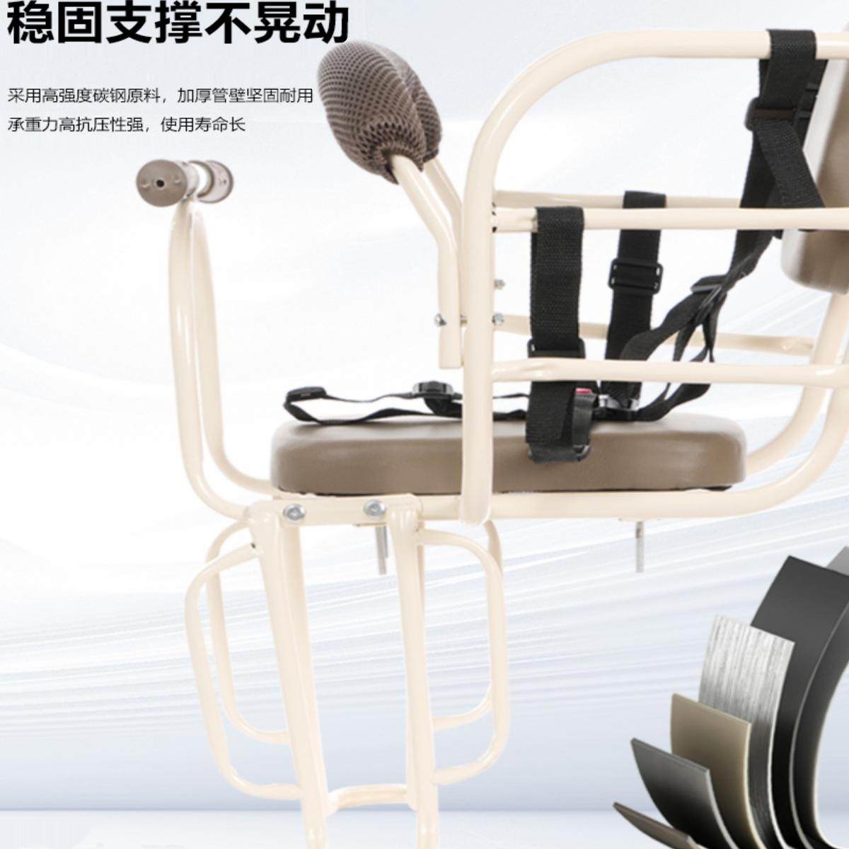 电动自行车后置儿童座椅山地车小孩子座椅城市单车宝宝安全后坐架,淘宝优惠券,粉丝福利购,淘宝优惠卷