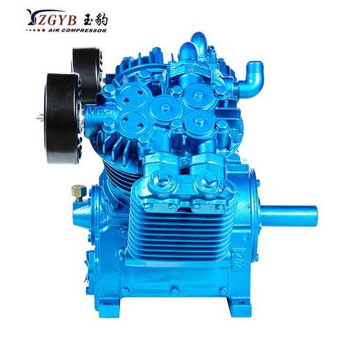 空压机泵头配7.5千瓦四缸空压机皮带式空压机小型气压泵配件机头 - 图0