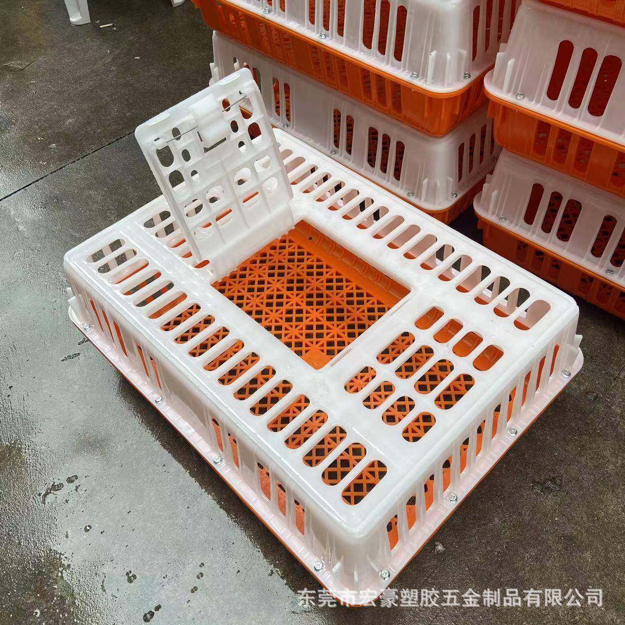 河源清远加厚10斤黄底白盖塑料鸡笼养殖场鸡鸭运输养殖笼筐,淘宝优惠券,粉丝福利购,淘宝优惠卷