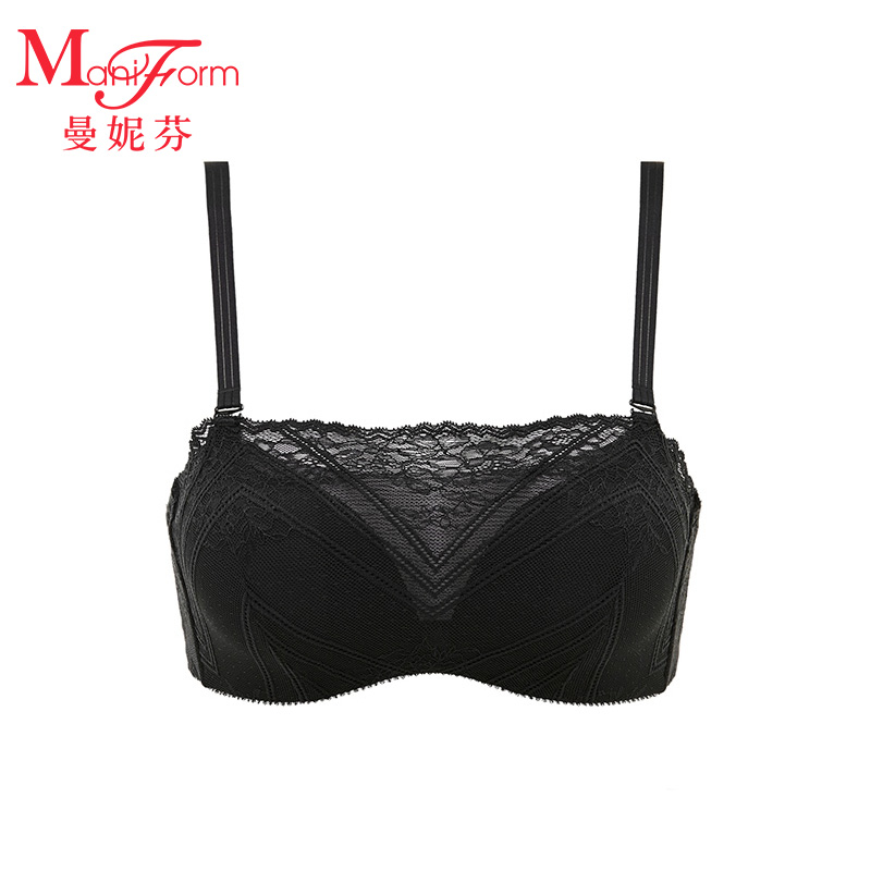 防走光抹胸款内衣女 曼妮芬无钢圈舒适减压姓感聚拢文胸 防走光抹胸款内衣女 曼妮芬无钢圈舒适减压姓感聚拢文胸