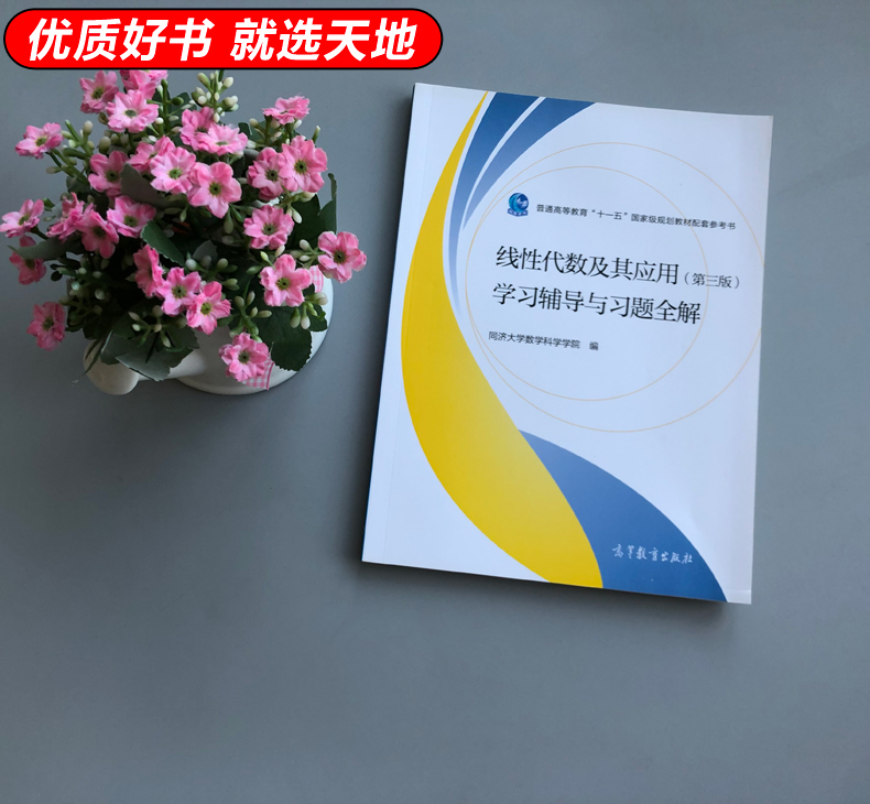 现货包邮线性代数及其应用(第三版)学习辅导与习题全解同济大学数学科学学院编高等教育出版社普通高等教育十一五教材参考书-图0