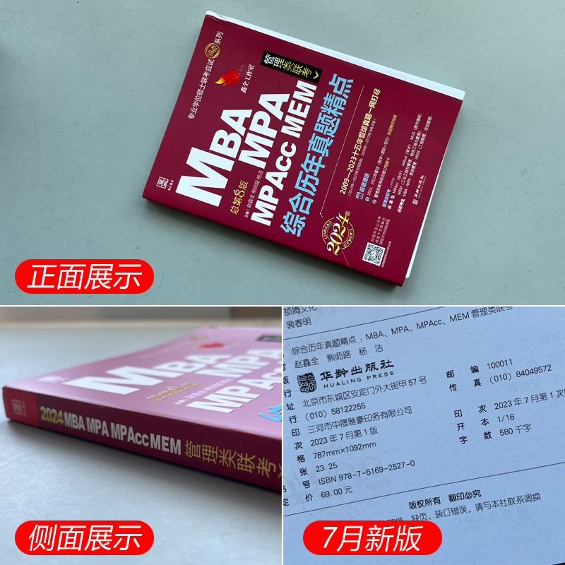 官方新版】赵鑫全2025管理类联考综合历年真题精点 09-24真题 199综合能力会计专硕25考研 MBA MPA MPAcc数学逻辑写作真题试卷解析-图2