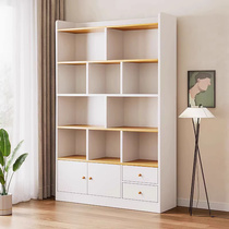 Bookcase floor shelve Living room integrated by wall accommodating display cabinet Sub-lockers Easy multilayer home bookcase