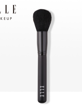 ellemakeup黑色白色尖峰斜胭脂刷