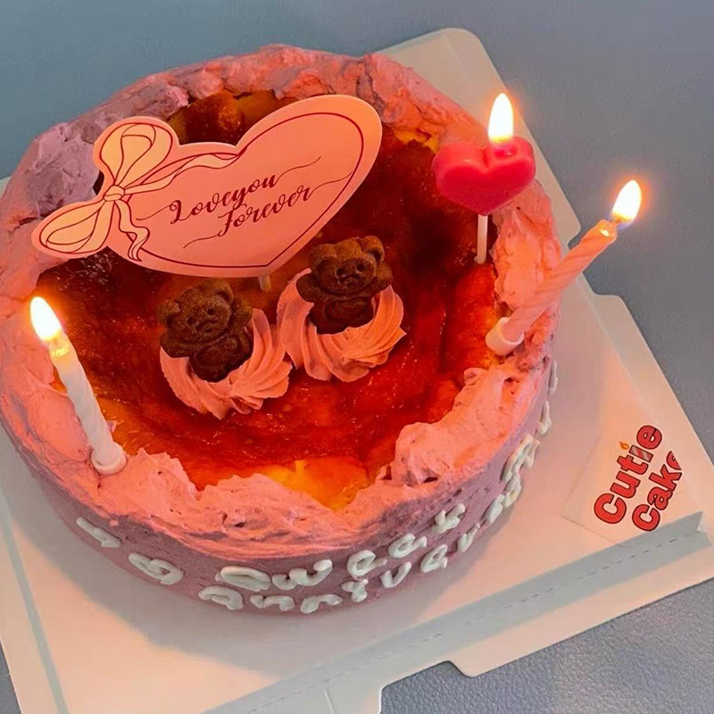 2026网红情人节爱心小熊饼干蛋糕装饰蝴蝶结爱心love卡片装扮插件,淘宝优惠券,粉丝福利购,淘宝优惠卷