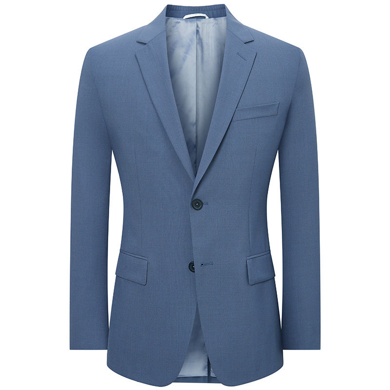 报喜鸟新款男士商务婚庆蓝色西服上衣新郎羊毛两粒扣修身西装外套,淘宝优惠券,粉丝福利购,淘宝优惠卷