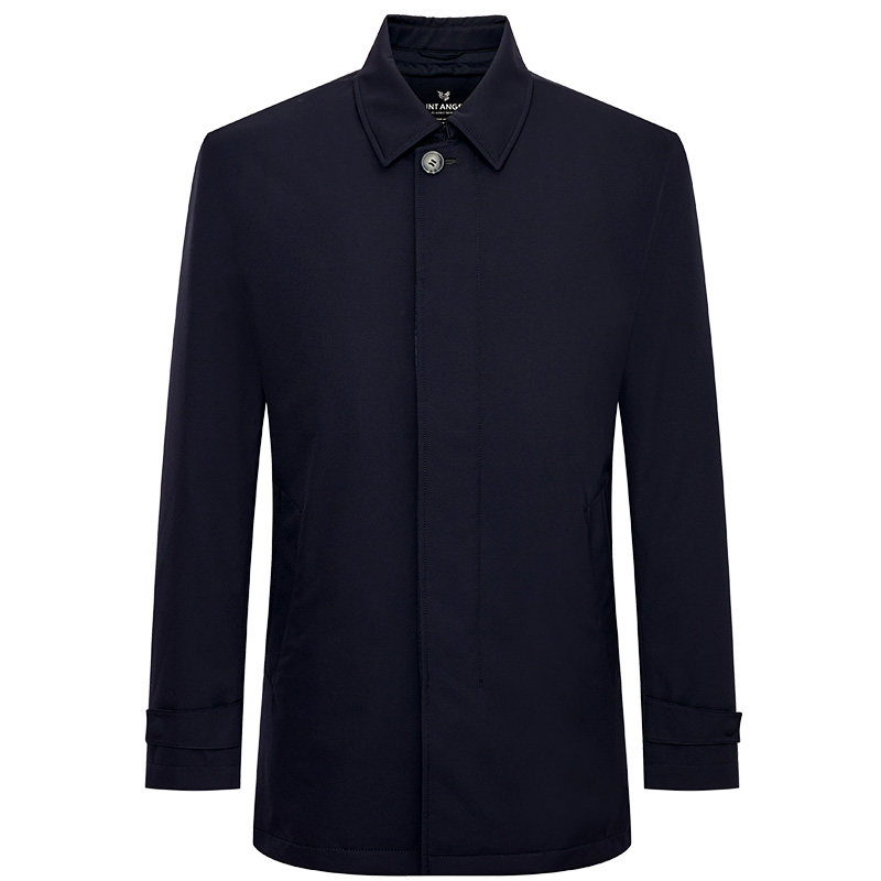 报喜鸟品牌秋冬新款商务休闲宽松男士加绒翻领风衣羽绒服外套男,淘宝优惠券,粉丝福利购,淘宝优惠卷