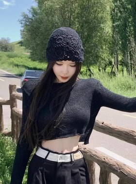 鞠婧祎同款太阳花包头帽子