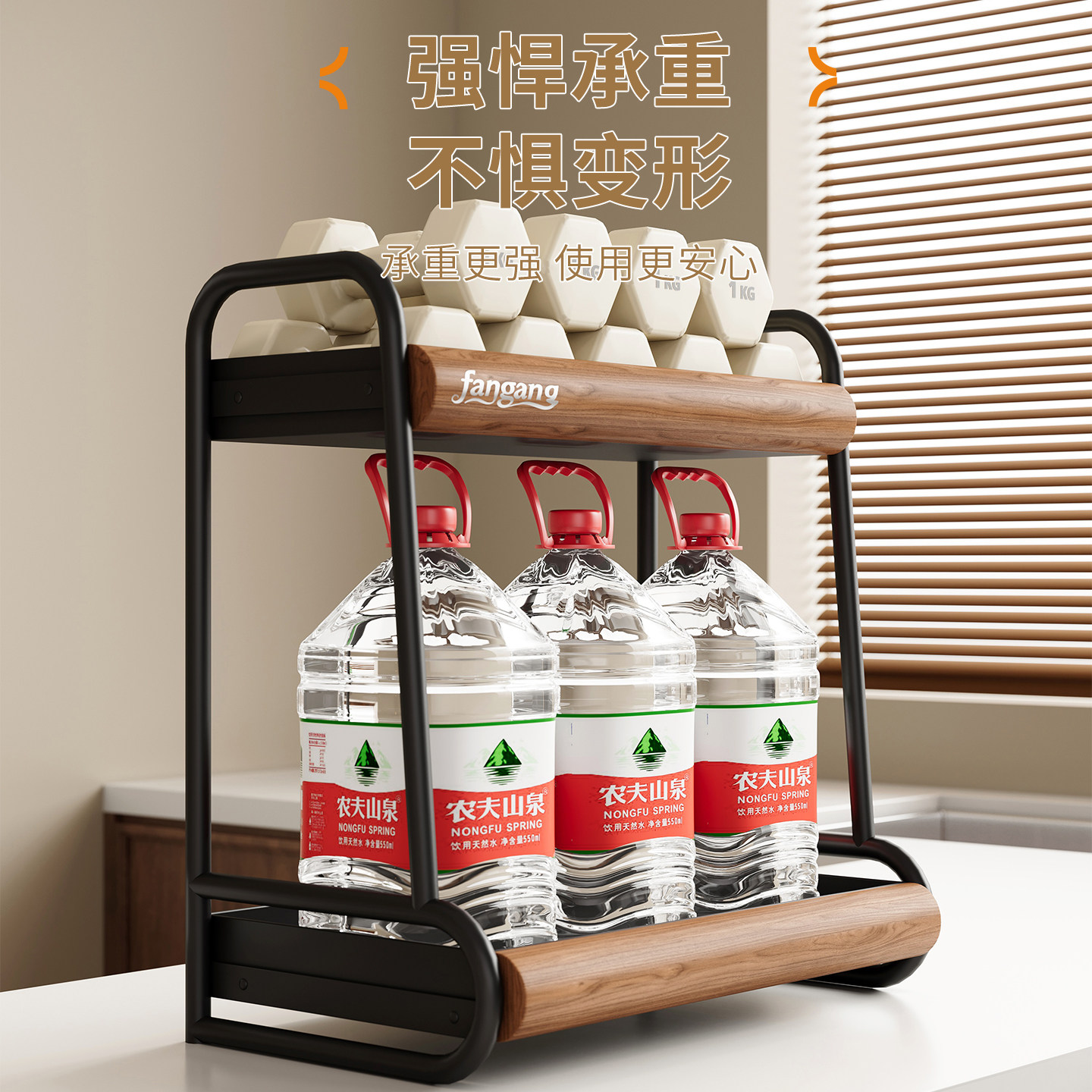 厨房调料置物架台面调味品架家用多功能油盐酱醋瓶中古风收纳架子,淘宝优惠券,粉丝福利购,淘宝优惠卷