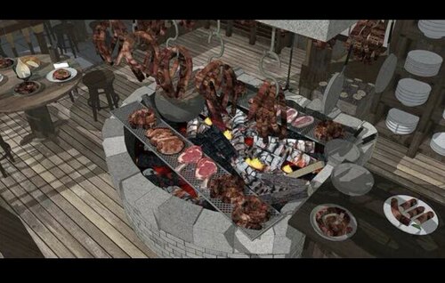 【acon3d】西幻村庄奇幻小镇绘画模型  skp模型直接拍 - 图0
