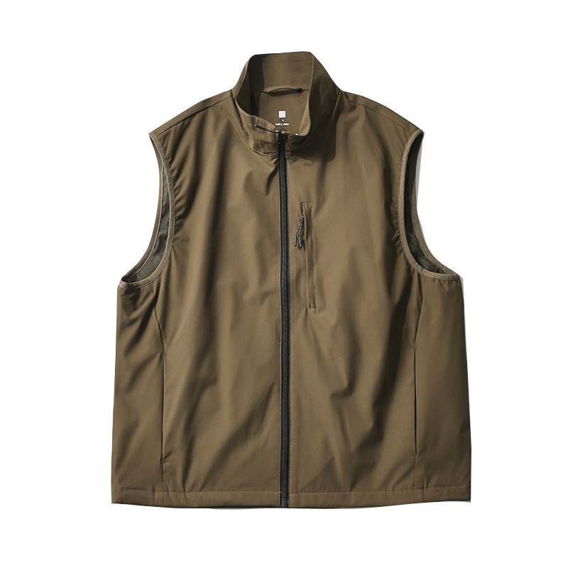 通勤简约2025年春季男女情侣款户外防风立领机能时尚休闲背心马甲,淘宝优惠券,粉丝福利购,淘宝优惠卷