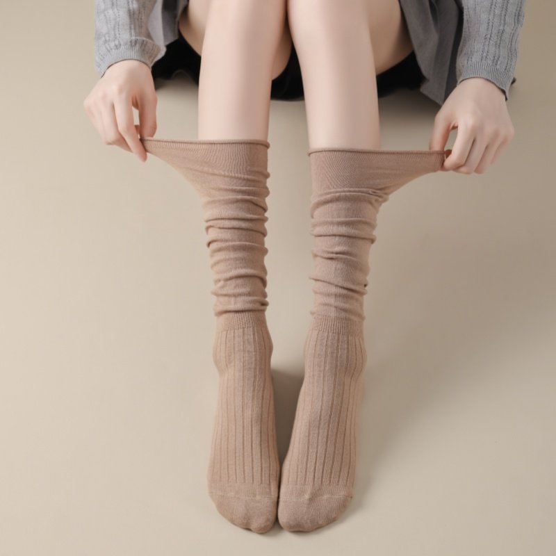 白色小腿袜女春季薄款配长靴灰色美拉德jk防滑修饰腿型堆堆长筒袜,淘宝优惠券,粉丝福利购,淘宝优惠卷