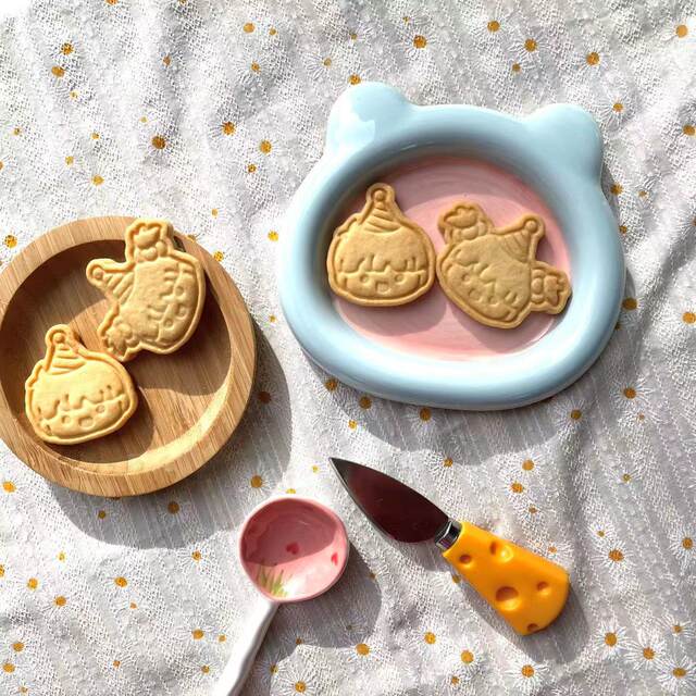 Handmade cookies, cake decorations, boys and girls dessert table, Children's Day birthday gift, no additions