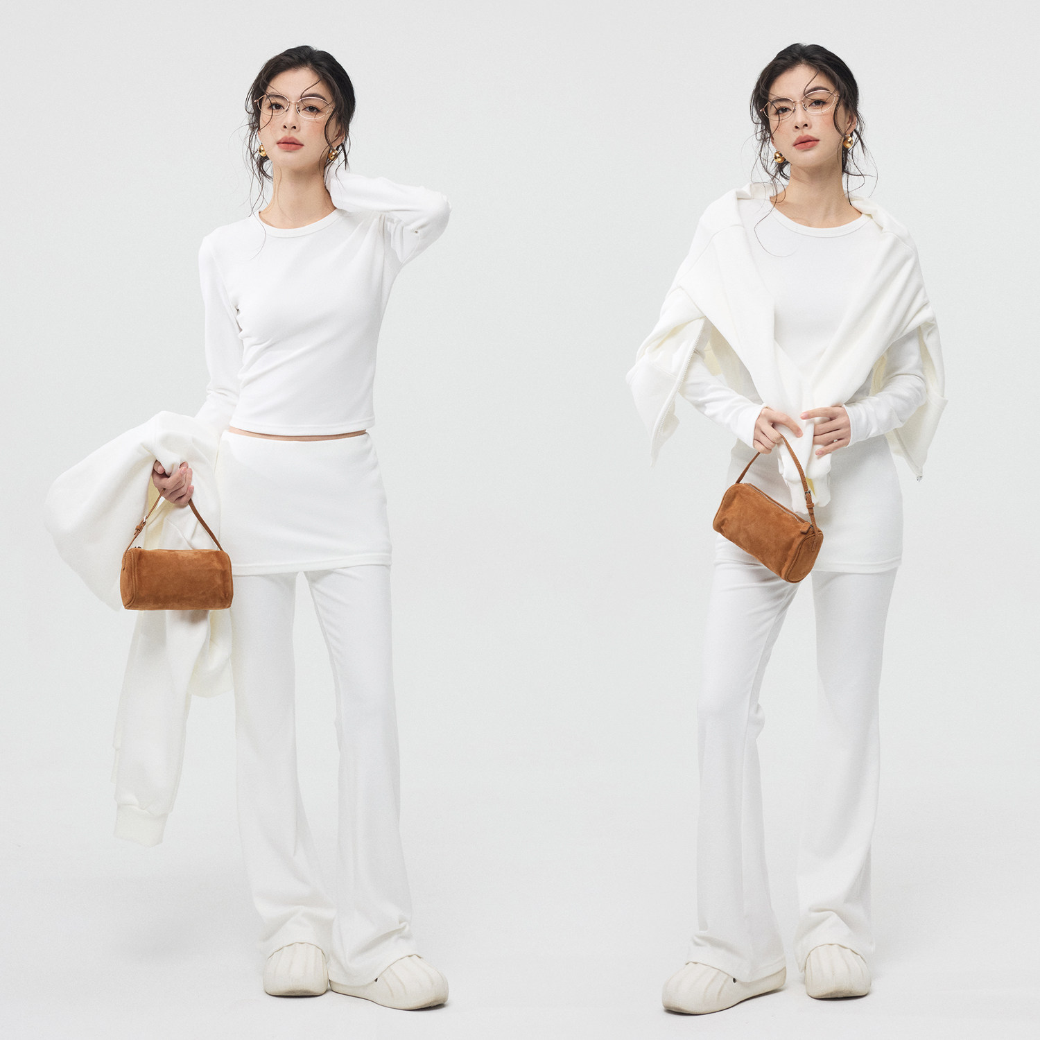 ZzZHANG｜m*u系松弛搭配_獨特设计休闲连帽卫衣卫裤打底裙裤套装,淘宝优惠券,粉丝福利购,淘宝优惠卷