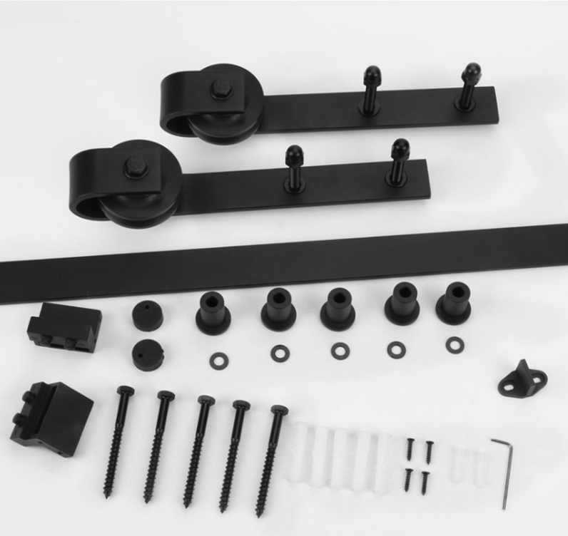 美式谷仓门吊轨轨道谷仓门吊轮五金全套配件厨房门移门推拉门滑轨,淘宝优惠券,粉丝福利购,淘宝优惠卷