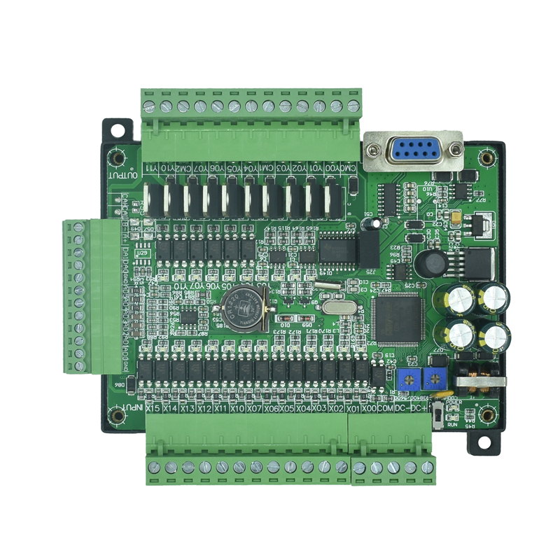 plc工控板国产 fx3u-24mr/24mt高速带模拟量stm32可编程控制器-图1