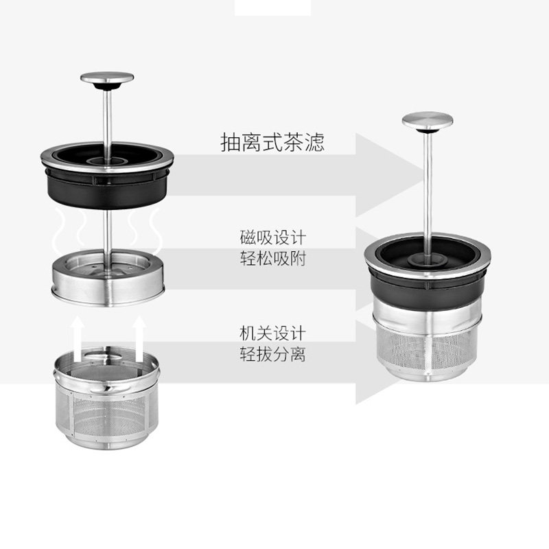 德国wmf多功能升降式煮茶器煮茶壶 wmf电器养生壶/煎药壶