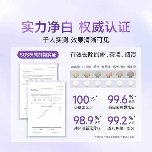 舒客氨基酸牙膏美白去黄去口臭成人男士专用正品官方旗舰店大克重 - 图2