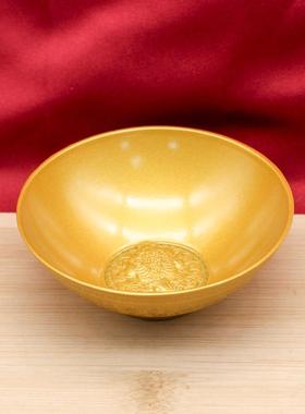 2026百福金碗道具小碗小摆件创意工艺品摆件百福碗合金摆件