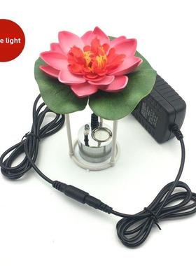 2026单色灯小型假山风水轮流水摆件鱼缸盆景雾化器喷雾加湿器超声