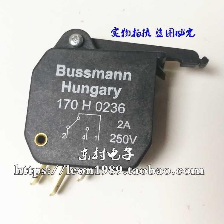 BUSSMANN辅助触点 170H0235 170H0236 170H0237 2A 250V微动开关 - 图2