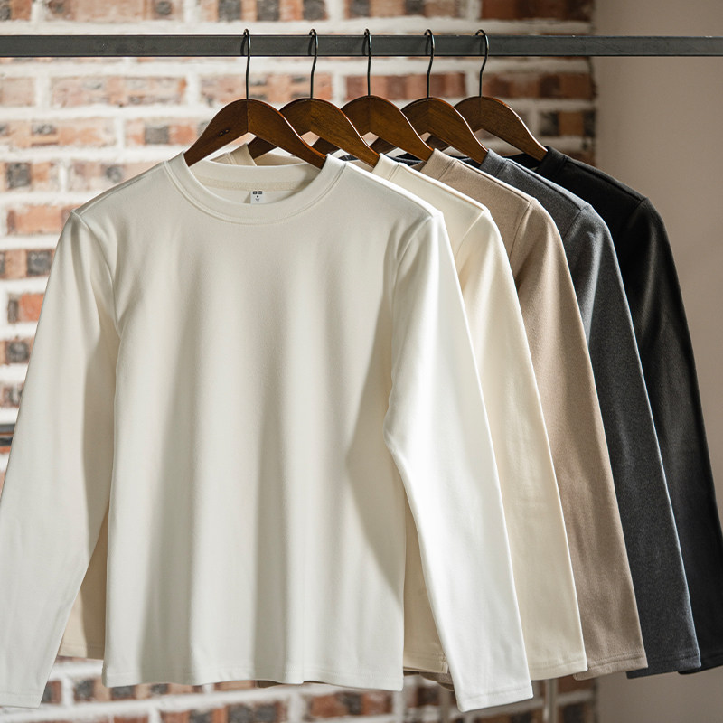 德绒打底衫男冬季保暖内衣长袖加绒加厚双面针织T恤秋冬男女款潮,淘宝优惠券,粉丝福利购,淘宝优惠卷