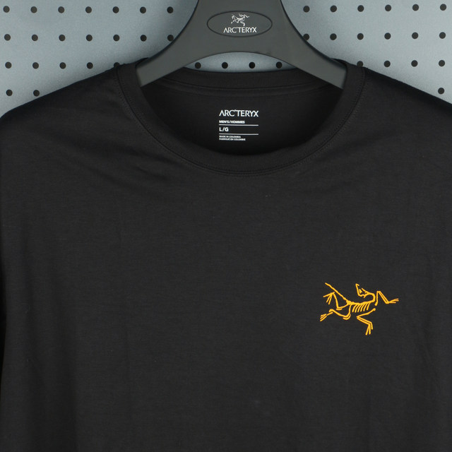 Arc'teryx ຂອງແທ້ຈຸດ Logo ເສື້ອທີເຊີດຝ້າຍແຂນສັ້ນ