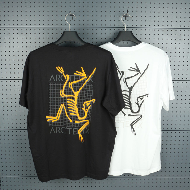 Arc'teryx ຂອງແທ້ຈຸດ Logo ເສື້ອທີເຊີດຝ້າຍແຂນສັ້ນ