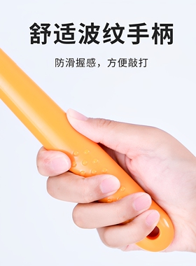 大号捶背器硅胶萝卜锤静音按摩锤