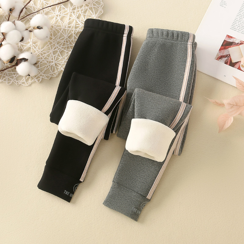 女童打底裤外穿秋冬运动裤儿童裤子女孩新款中大童小脚裤加绒加厚,淘宝优惠券,粉丝福利购,淘宝优惠卷